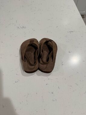 Rainbow Kids Brown Suede Flip Flop Sandals - Toddler